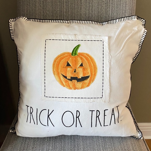 Rae Dunn Other - Rae Dunn Halloween Pumpkin Farmhouse Throw Pillow